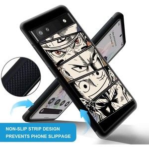 CARLOCA Google Pixel 6A Case Anime Character Acrylic Hard Shell Shock-Proof